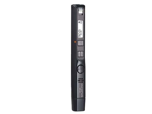 Olympus VP-20 Black, 2100 h, Pulssikoodimodulaatio (PCM), MP3, PCM, WAV, 8 O, LED, 2,34 cm (0.92")