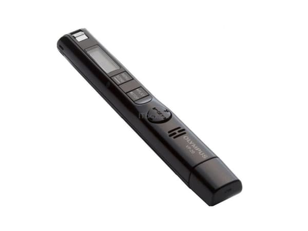 Olympus VP-20 Black, 2100 h, Pulssikoodimodulaatio (PCM), MP3, PCM, WAV, 8 O, LED, 2,34 cm (0.92")