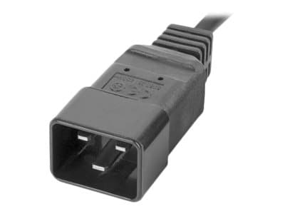 Lanberg PDU-08I-0200-C20-BK - Overspenningsavleder (kan monteres i rack) - AC 220-250 V - 4000 watt - enkeltfase - utgangskontakter: 8 - 1U - 19" - 2