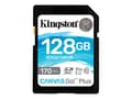 Miniatyrbild 1 av 5: Kingston Canvas Go! Plus - Flash-minneskort - 128 GB - Video Class V30 / UHS-I U3 / Class10 - SDXC UHS-I