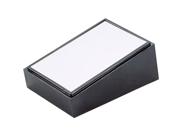 TEKO 103.9 Pult-kabinet (L x B x H) 160 x 95 x 62 mm Plastic , Aluminium Sort, Sølv 1 stk