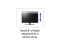 Miniatyrbilde 4 av 5: SANUS FTVS1, 81,3 cm (32"), 165,1 cm (65"), 75 x 75 mm, 600 x 400 mm, -35 - 35°, Sort
