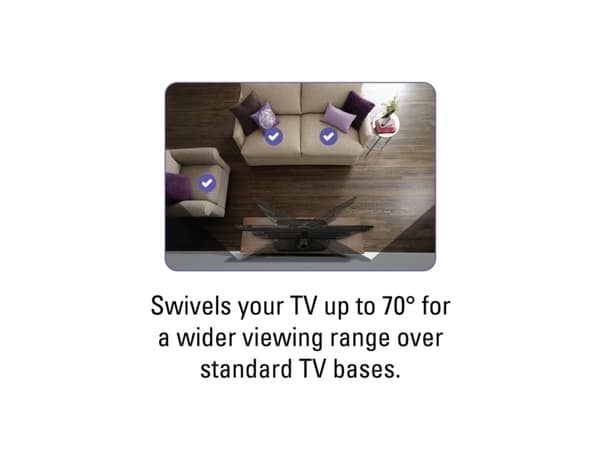 SANUS FTVS1, 81,3 cm (32"), 165,1 cm (65"), 75 x 75 mm, 600 x 400 mm, -35 - 35°, Sort