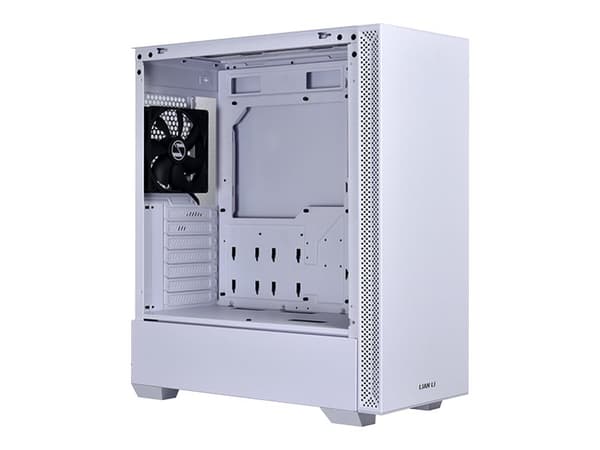 Lian Li LANCOOL 205, Midi Tower, PC, Valkoinen, ATX, mikro ATX, Mini-ITX, Terästä, Karkaistu lasi, 16 cm