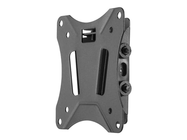 DELTACO Office ARM-0102 - Compact - brakett - Smal - for LCD-TV - svart - skjermstørrelse: 13"-27" - veggmonterbar Sort