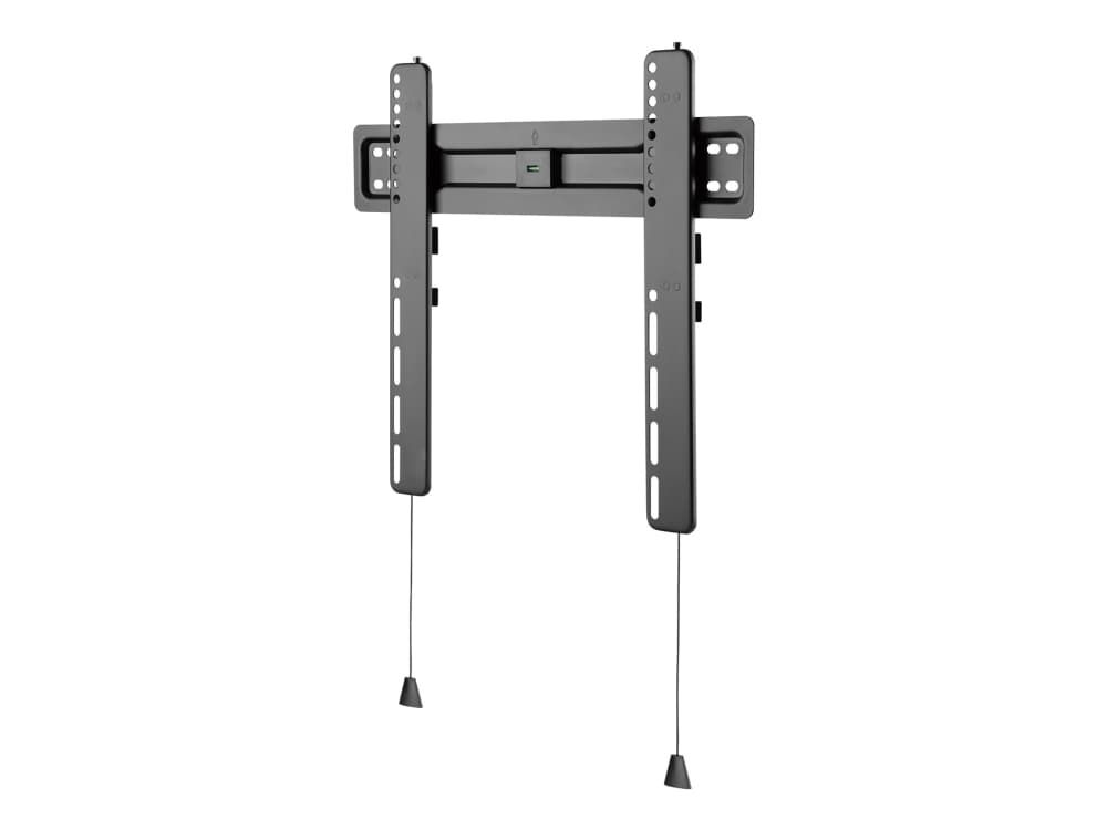 DELTACO Office ARM-0150 - Ultra-Slim - konsol - fixerad - för LCD-TV/välvd LCD-TV - plast, stål - mattsvart - skärmstorlek: 32"-55" - väggmonterbar