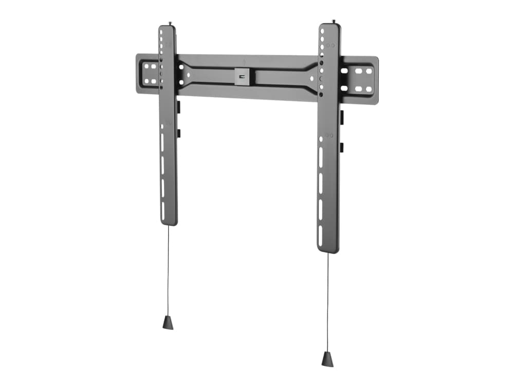 DELTACO Office ARM-0151 - Ultra-Slim - konsol - fixerad - för LCD-TV/välvd LCD-TV - plast, stål - mattsvart - skärmstorlek: 37"-70" - väggmonterbar