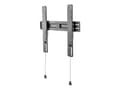 Miniatyrbilde 2 av 5: DELTACO Office ARM-0152 - Ultra-Slim - brakett - tipping - for LCD TV / kurvet LCD TV - plastikk, stål - matt svart - skjermstørrelse: 32"-55" - vegg