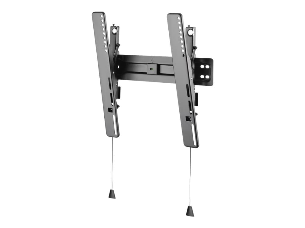 DELTACO Office ARM-0152 - Ultra-Slim - konsol - lutning - för LCD-TV/välvd LCD-TV - plast, stål - mattsvart - skärmstorlek: 32"-55" - väggmonterbar