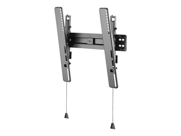 DELTACO Office ARM-0152 - Ultra-Slim - konsol - lutning - för LCD-TV/välvd LCD-TV - plast, stål - mattsvart - skärmstorlek: 32"-55" - väggmonterbar Svart