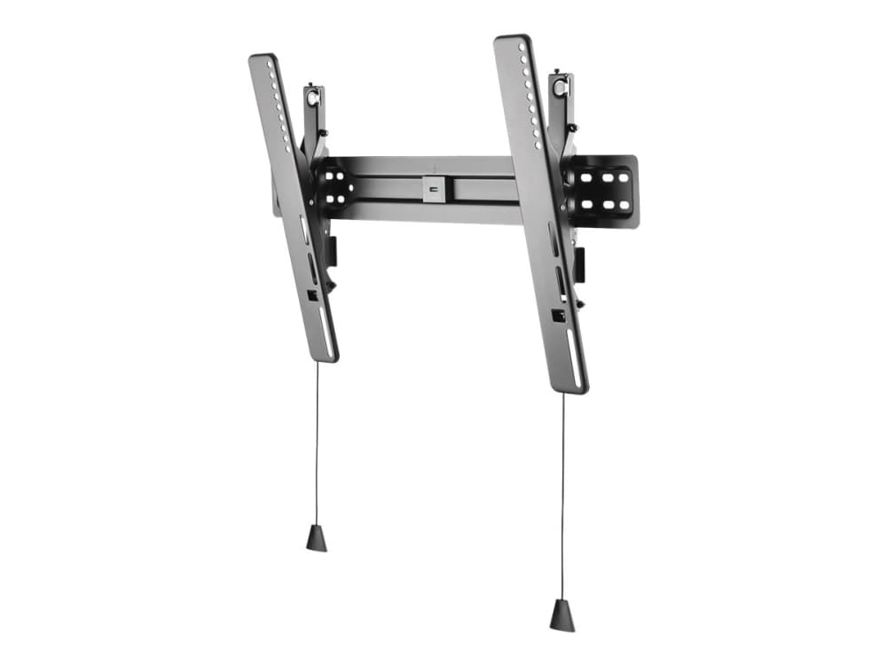 DELTACO Office ARM-0153 - Ultra-Slim - konsol - lutning - för LCD-TV/välvd LCD-TV - plast, stål - mattsvart - skärmstorlek: 37"-70" - väggmonterbar