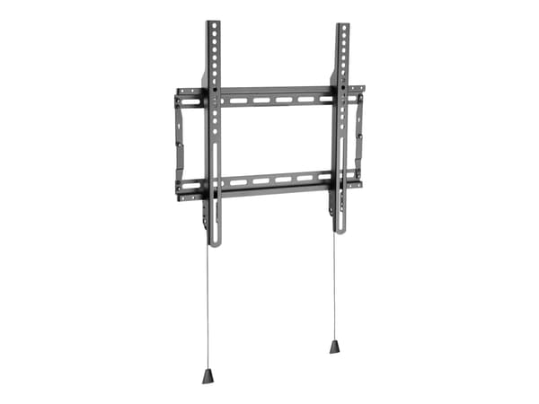 DELTACO Office ARM-0200 - Heavy Duty - konsol - fällbart - för LCD-TV/välvd LCD-TV - stål - mattsvart - skärmstorlek: 32"-70" - väggmonterbar