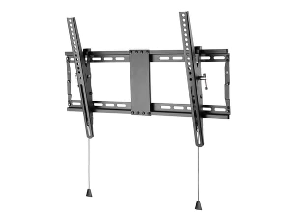 DELTACO Office ARM-0204 - Heavy Duty - brakett - sammenleggbar - for LCD TV / kurvet LCD TV - stål - matt svart - skjermstørrelse: 37"-80" - veggmont Sort