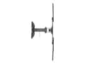Miniatyrbilde 4 av 5: DELTACO Office ARM-0254 - Brakett - full bevegelse - for LCD-skjerm - stål - finteksturert svart - skjermstørrelse: 23"-55" - veggmonterbar