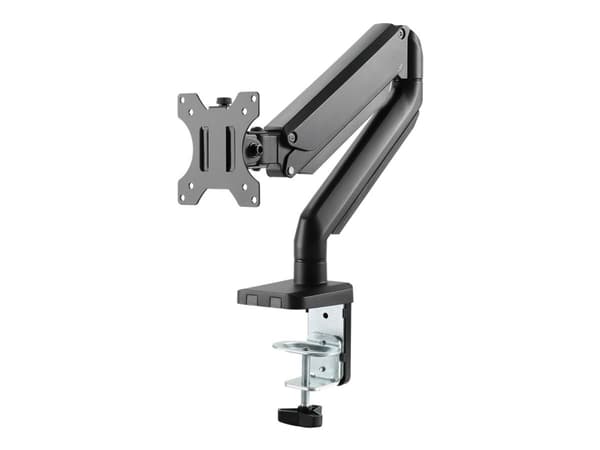 DELTACO Office, gas spring arm desk, 17"-32", 1,5-8kg, 75x75-100x100