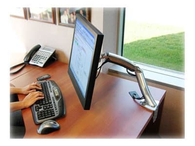 Ergotron MX - Monteringssett (leddarm, skrivebordsklemmemontering, kausemontering, sokkel, utvidelse) - Konstant kraftteknologi - for LCD-skjerm - po