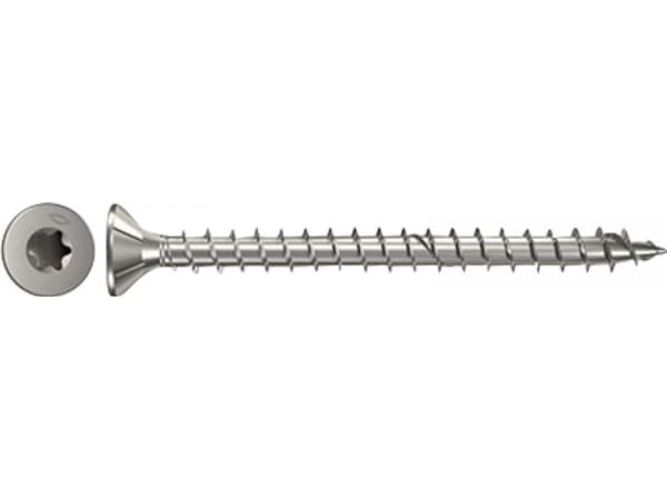Fischer 670485, Ruuvi, Metalli, Puu, Yleishyödylliset laitokset, Osittainen kierre, Uppokanta