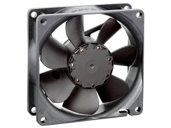 EBM Papst 8412 NLE Axialfläkt 12 V/DC 33 m³/h (L x B x H) 80 x 80 x 25 mm