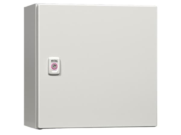 Rittal AX Kompakt hus 800x1200x400 mm stålplate med flat montering. enkel dør, 3-punkts låsesystem 1281.000