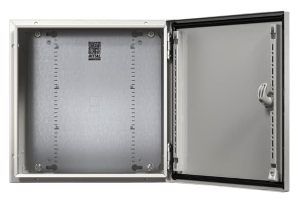 Rittal AX Kompakt hus 800x1200x400 mm stålplate med flat montering. enkel dør, 3-punkts låsesystem 1281.000