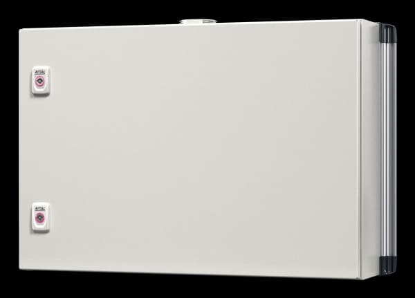 Rittal AX 6321.050 Installationskabinet 155 x 650 x 450 Stålplade, Aluminium, Sikkerhedsglas, Plastic Lysegrå 1 stk