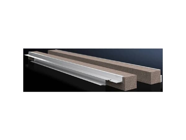 Rittal VX 8618.810, Kabelkanal, Grå, Aluminium, IP55, 600 mm, 2 stykker