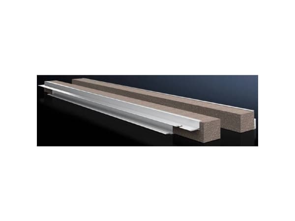 Rittal VX 8618.813, Kabelkanal, Grå, Aluminium, IP55, 1200 mm, 4 stykker
