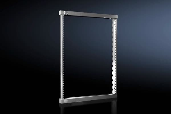 Rittal VX 8619.540, Svängram, Grå, Stål, 15U, 48,3 cm (19"), 482,6 mm