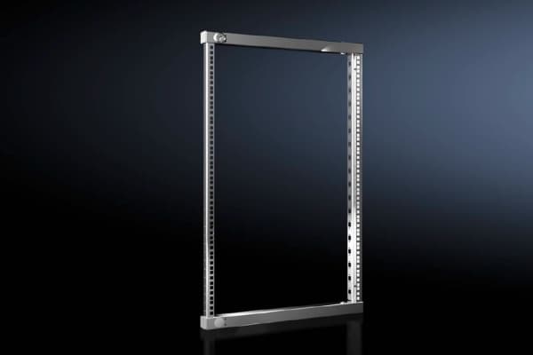 Rittal VX 8619.550, Svängram, Grå, Stål, 18U, 48,3 cm (19"), 482,6 mm