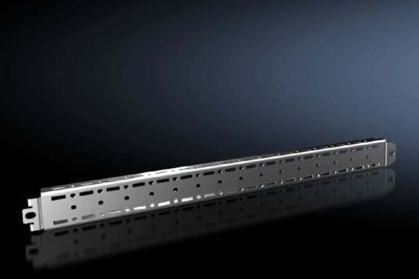 Rittal 8617.710, Rackskinne, Sølv, Galvanisert stål, 500 mm, 18 mm, 39 mm