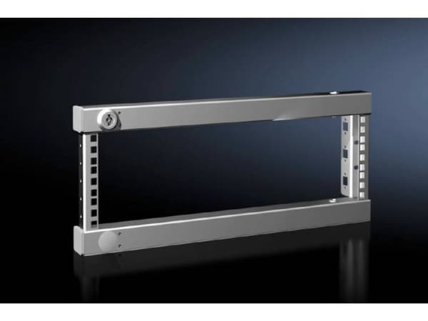 Rittal VX 8619.500, Svingramme, Grå, Stål, 3U, 48,3 cm (19"), 482,6 mm