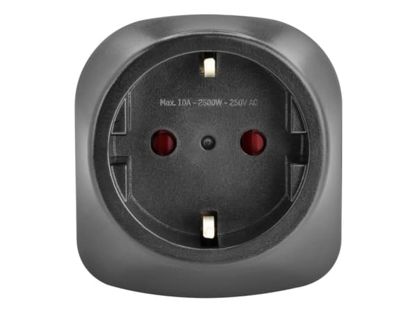 Ansmann 1250-0035, Type L (IT), Type C (Europlug), Rett, Rett, 250 V, 10 A