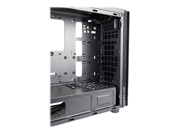 Chieftec Gamer Series Hawk - Tower - ATX - sidepanel med vindu (herdet glass) - ingen strømforsyning (ATX) - svart - USB/lyd