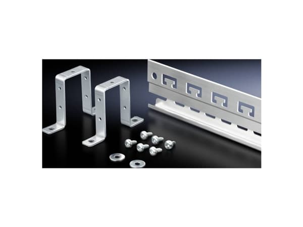 Rittal 2388.125, Rackskinnesett, Grå, Aluminium, 1153 mm, 1,02 kg, 1 stykker