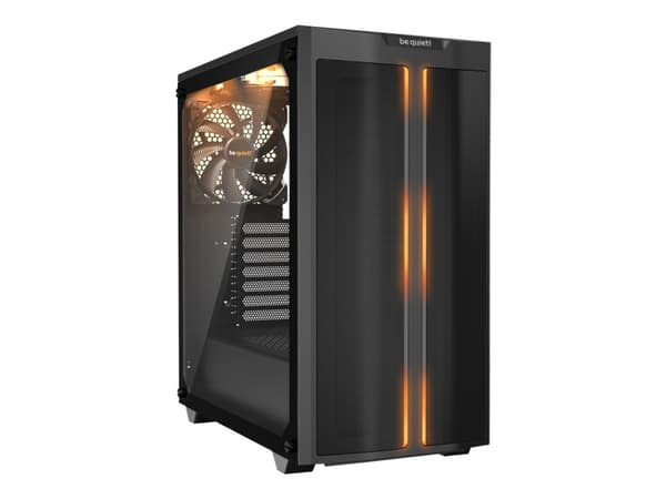 be quiet! Pure Base 500DX - Miditower - ATX - inget nätaggregat - USB/ljud - Svart - (Inkl. 3 x Pure Wings 2 fläktar)