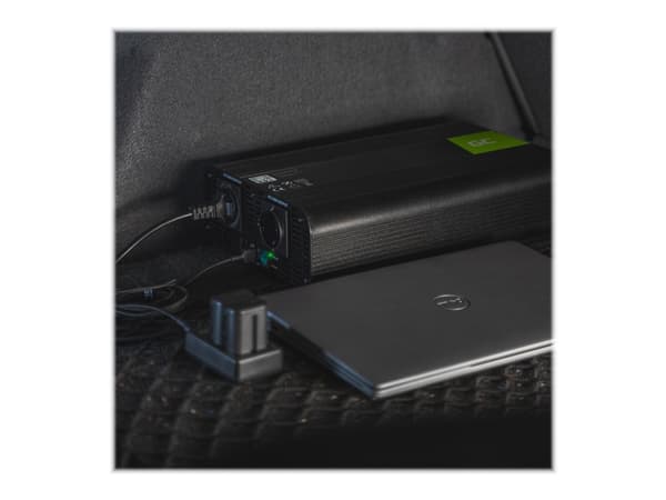 Green Cell INV01DE - DC-AC-omriktare - DC 12 V - 300 Watt - Europa - svart