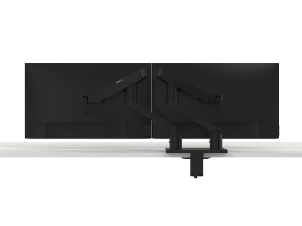 Dell Dual Monitor Arm - MDA20 - Monteringssats - justerbar arm - för 2 LCD-bildskärmar - svart - skärmstorlek: 19"-27" - monteringsgränssnitt: 100 x