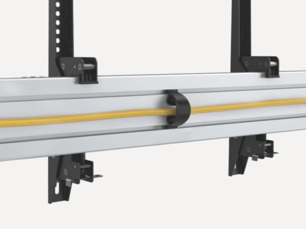 Equip 650373, 139,7 cm (55"), 200 x 200 mm, 600 x 400 mm, 0 - -20°, Gjuten aluminium, Plast, Stål, Svart, Silver