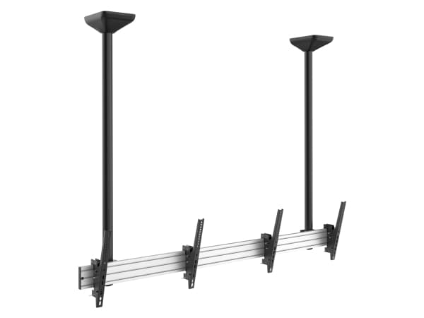 Equip 650373, 139,7 cm (55"), 200 x 200 mm, 600 x 400 mm, 0 - -20°, Gjuten aluminium, Plast, Stål, Svart, Silver