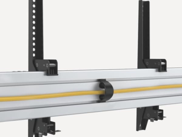 Equip 650374, 127 cm (50"), 200 x 200 mm, 600 x 400 mm, 0 - -20°, Aluminium, Plast, Stål, Sort, Sølv