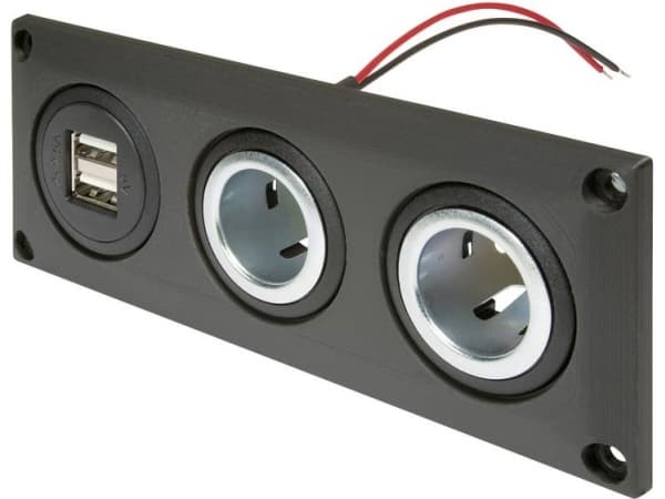 ProCar Bil elektrisk spænding-stikforbindelse Tilladt belastning strøm maks.=20 A 12 V, 24 V