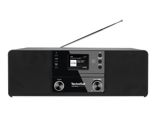 TechniSat DigitRadio 370 CD IR - Lydsystem - 2 x 5 watt - svart