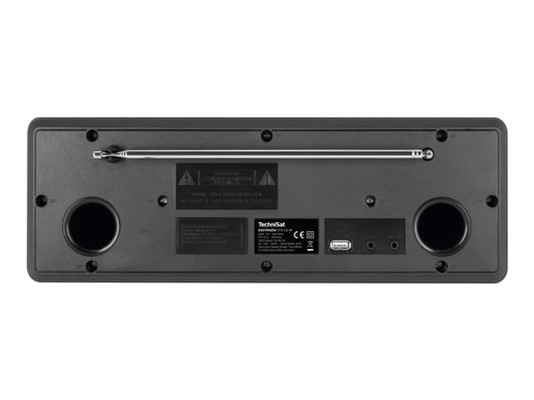 TechniSat DigitRadio 370 CD IR - Lydsystem - 2 x 5 watt - svart