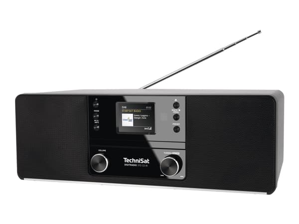 TechniSat DigitRadio 370 CD IR - Lydsystem - 2 x 5 watt - svart Sort