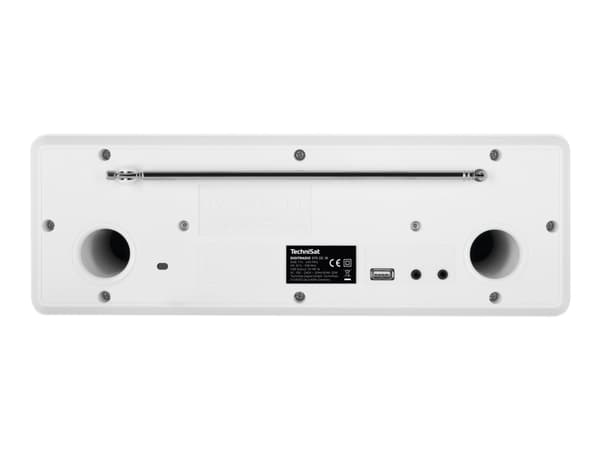 TechniSat DIGITRADIO 370 CD IR, Kodin miniaudiojärjestelmä, Valkoinen, 10 W, DAB+, FM, PLL, UHF, 87,5 - 108 MHz, Spotify