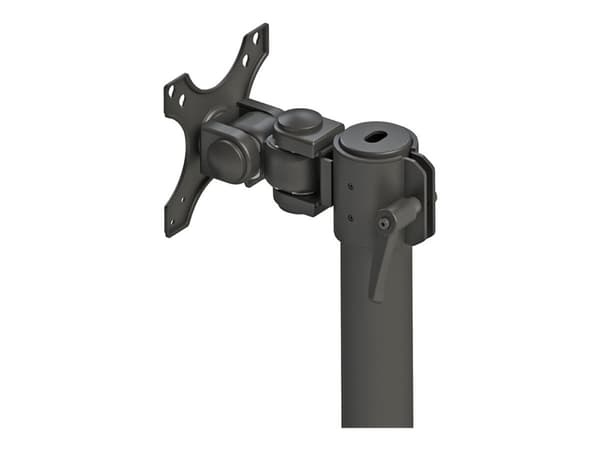Neomounts FPMA-D960DVPLUS - Monteringssett - for 2 LCD-skjermer - stål - svart - skjermstørrelse: 17"-49" - klemmemonterbar, skrivebordsmonterbar