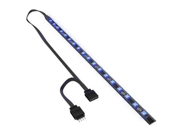 SilentiumPC Aurora Stripes RGB, LED strip, 18 ampuller, LED, 2 stykker