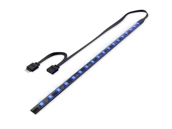 SilentiumPC Aurora Stripes RGB, LED strip, 18 ampuller, LED, 2 stykker