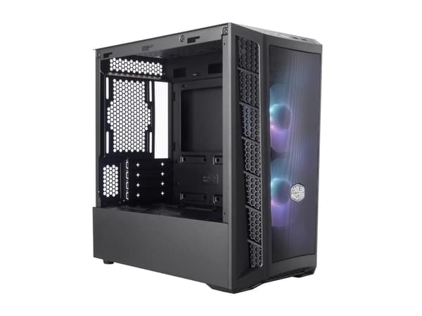 Cooler Master MasterBox MB311L ARGB - Tower - micro ATX - sidepanel med vindu (herdet glass) - ingen strømforsyning (ATX) - svart - USB/lyd