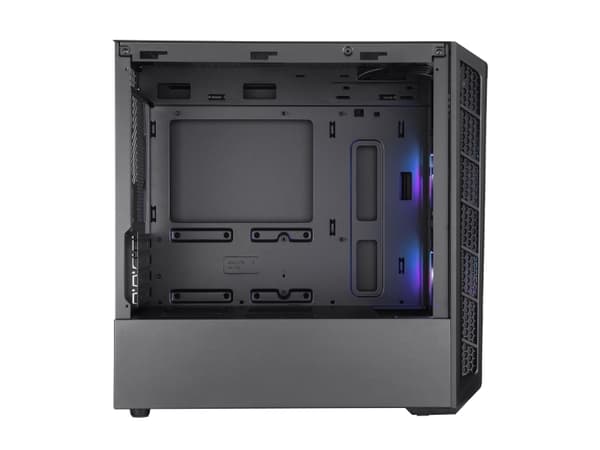 Cooler Master MasterBox MB320L ARGB - Tower - micro ATX - sidepanel med vindu (herdet glass) - ingen strømforsyning (ATX) - svart - USB/lyd